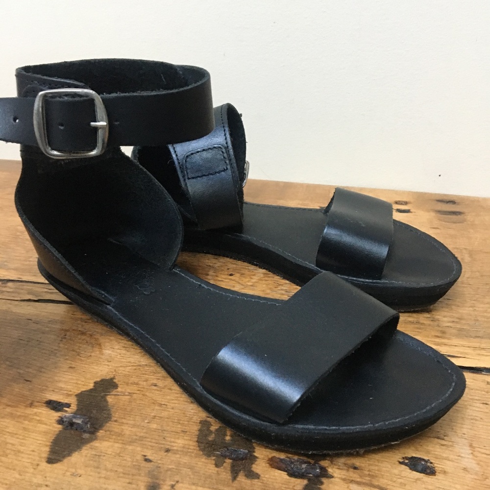 Brave Soles - Camila Leather Flatform Sandal